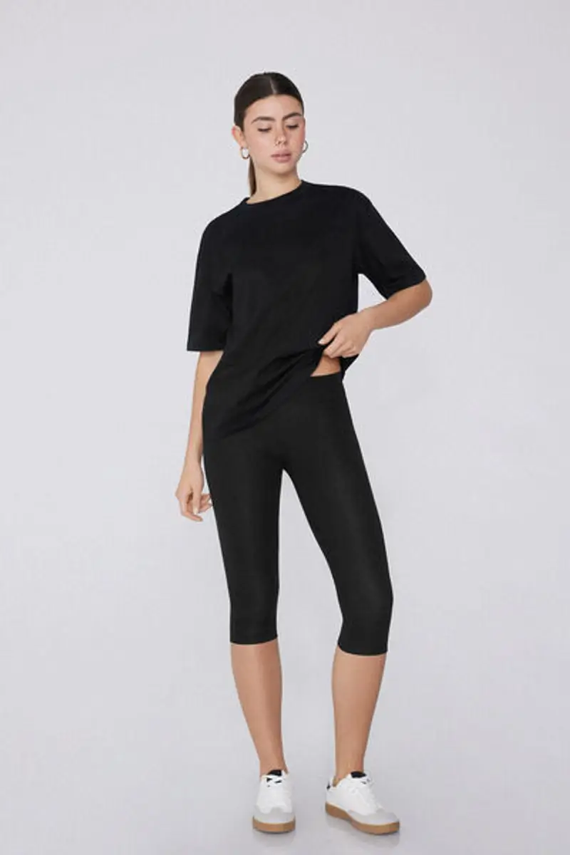 Tezenis Leggings Donna Nero 1998615 miniatura 2