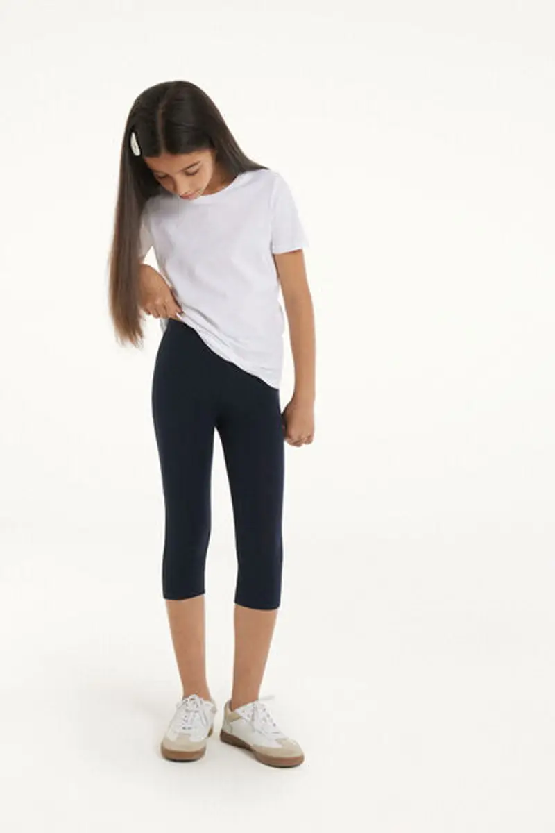Tezenis Leggings Bambina Blu 1084289 miniatura 2