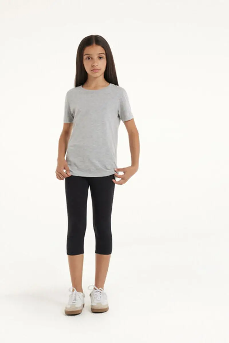 Tezenis Leggings Bambina Nero 1084290 miniatura 2