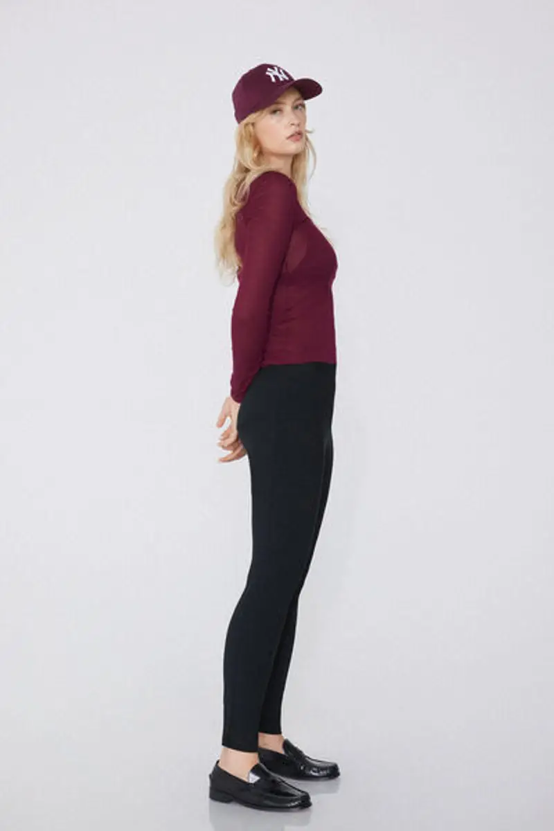 Tezenis Leggings Donna Nero 1083709 miniatura 2