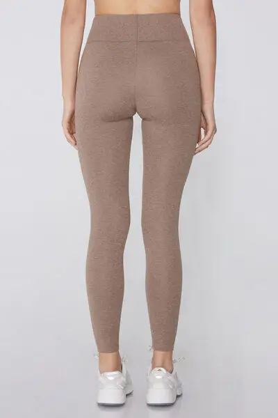 Tezenis Leggings Donna Marrone 4027194 miniatura 2