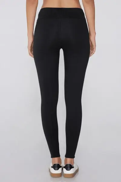 Tezenis Leggings Donna Nero 3936268 miniatura 2