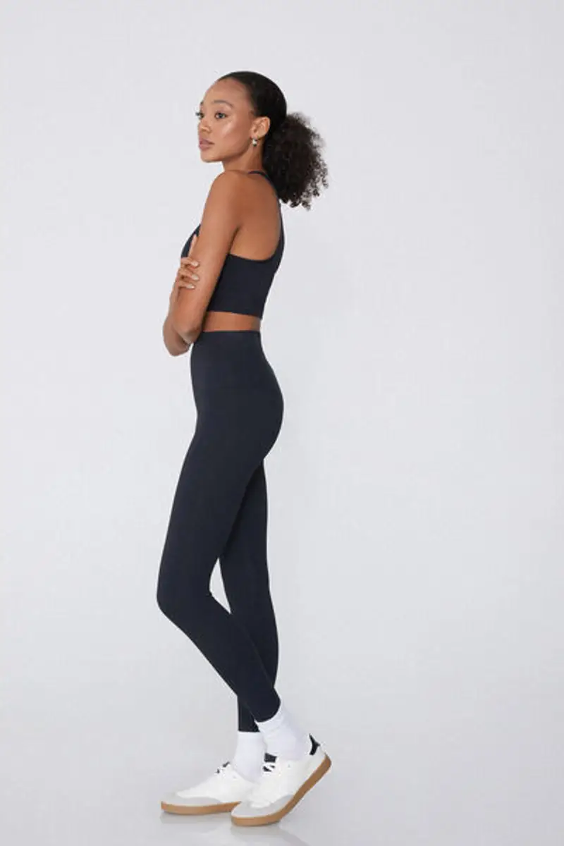 Tezenis Leggings Donna Nero 1083699 miniatura 2