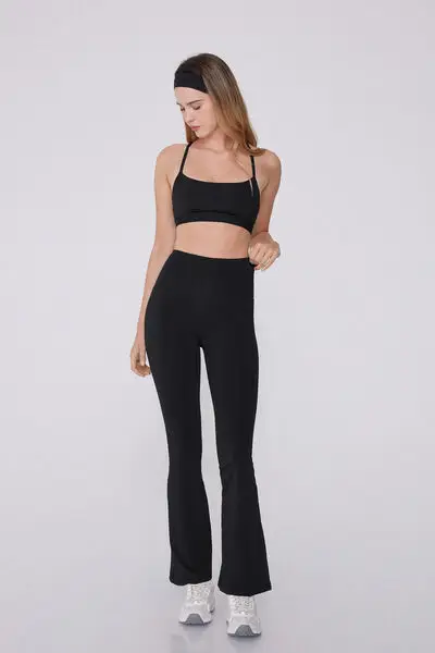 Tezenis Leggings Donna Nero 4073671 miniatura 3