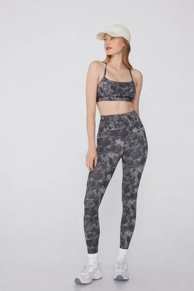 Tezenis Leggings Donna Grigio 4223719 miniatura 3