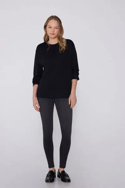Tezenis Leggings Donna Denim 3936261 miniatura 3