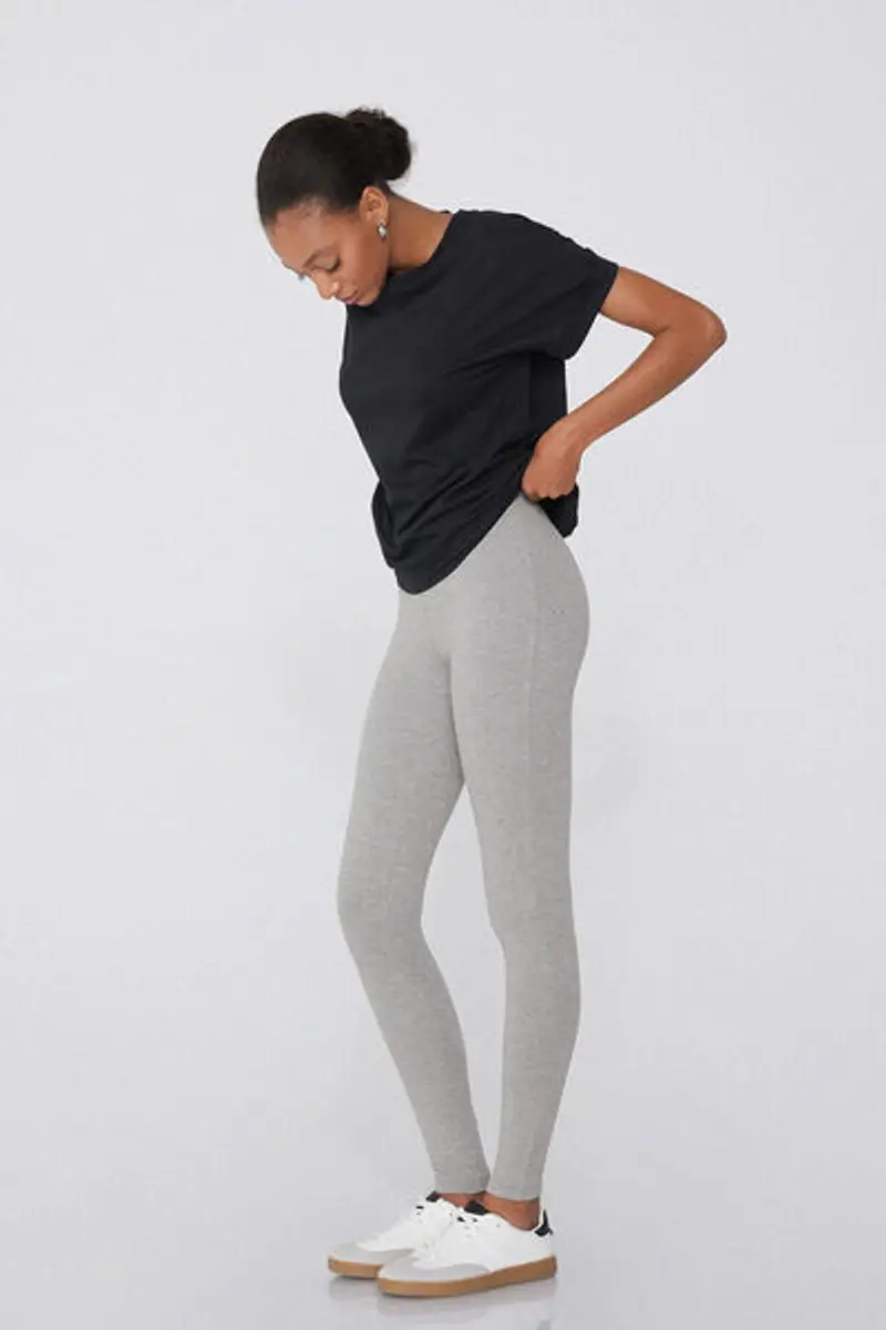 Tezenis Leggings Donna Grigio 1083750 miniatura 2