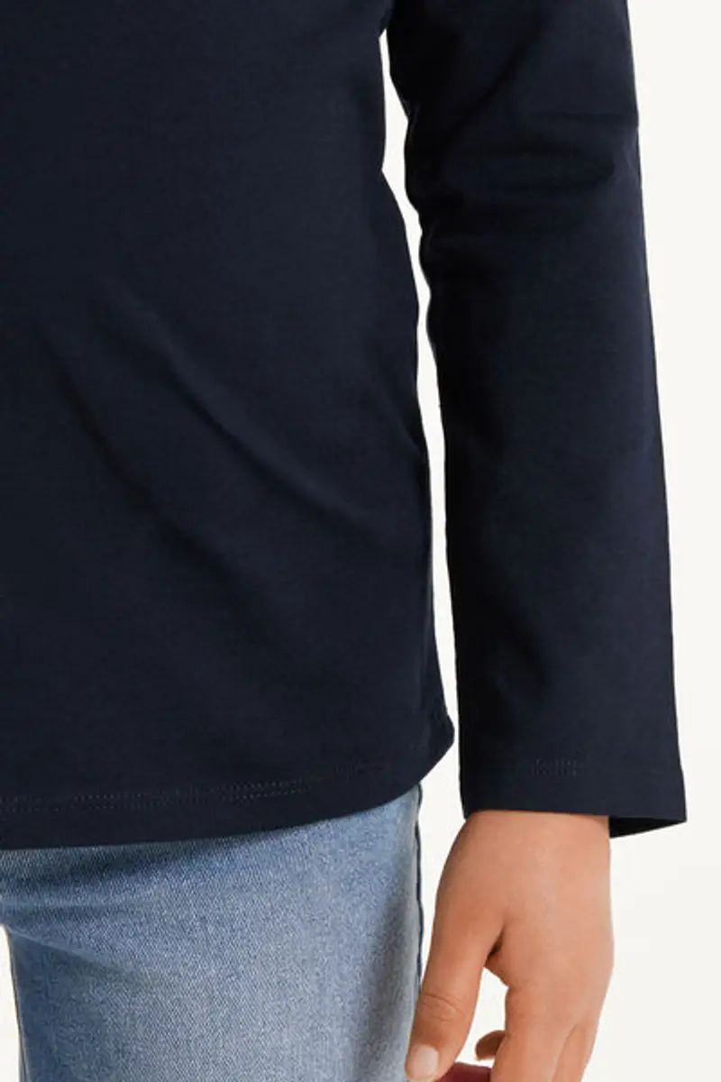 Tezenis Maglia Cotone Manica Lunga Bambini Unisex Unisex Blu Taglia 10-11 miniatura 3