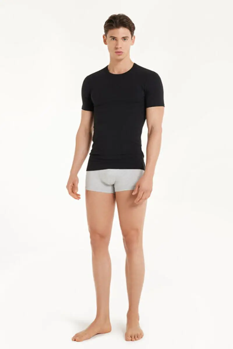 Tezenis Maglia in Cotone Termico Uomo Nero Taglia L miniatura 2