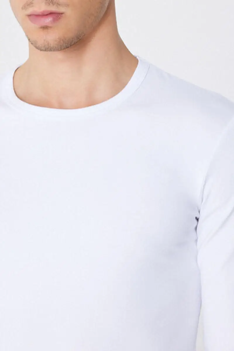 Tezenis Maglia Termica Girocollo a Manica Lunga Uomo Uomo Bianco Taglia L miniatura 3