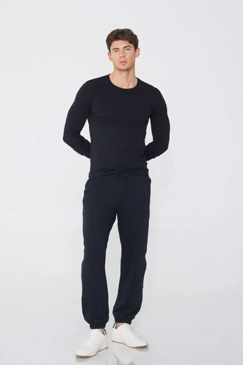 Tezenis Maglia Termica Girocollo a Manica Lunga Uomo Uomo Nero Taglia S miniatura 2