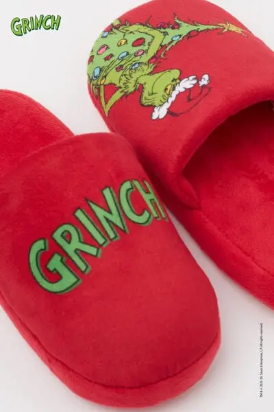 Pantafole/Ciabatte Stampa Grinch Bimbi Unisex Unisex miniatura 2