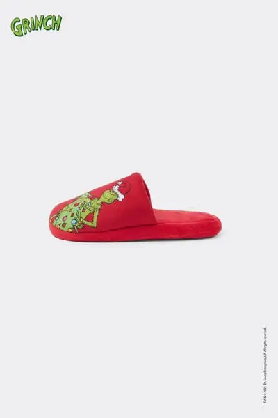 Pantafole/Ciabatte Stampa Grinch Bimbi Unisex Unisex miniatura 3