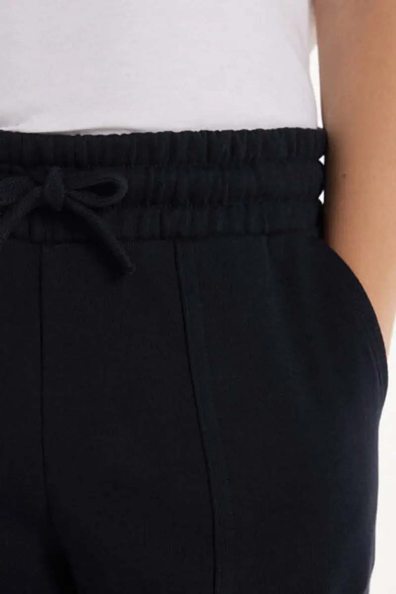 Tezenis Pantaloncini Corti in Felpa di Cotone con Tasche Bimbo Bambino Blu Taglia 10-11 miniatura 3