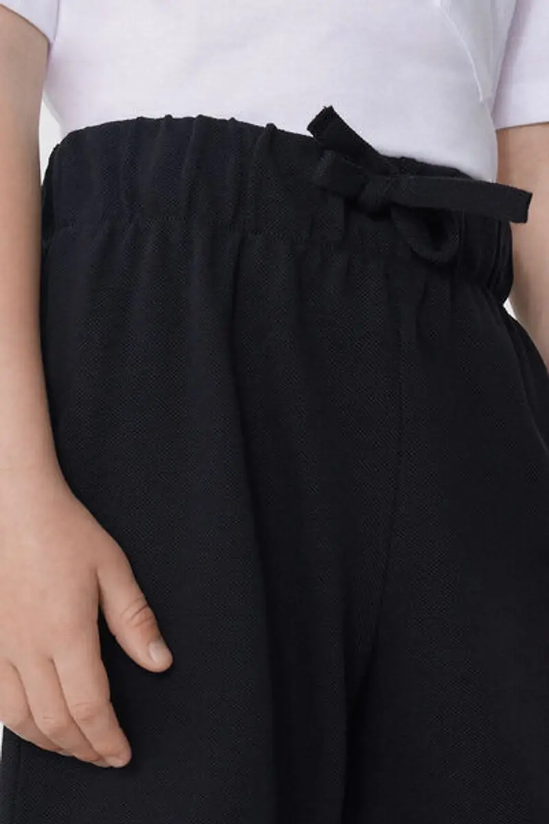 Tezenis Pantaloncini Corti in Piquet con Coulisse Bimbo Bambino Nero Taglia 10-11 miniatura 3
