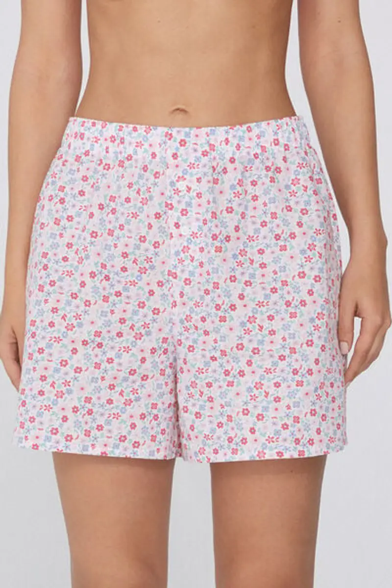 Tezenis Pantaloncini Corti in Tela di Cotone Donna Rosa Chiaro Taglia L