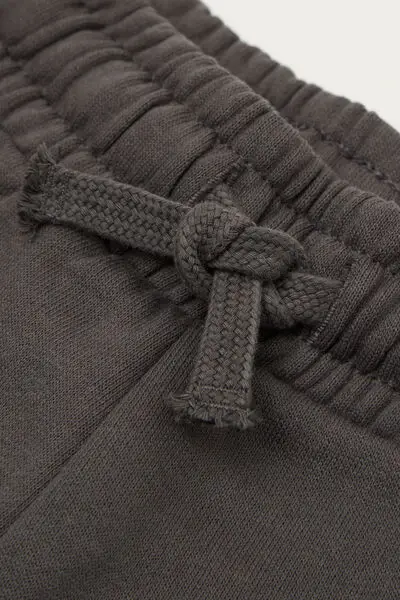 Pantalone in Felpa Bimbi Unisex Verde miniatura 2