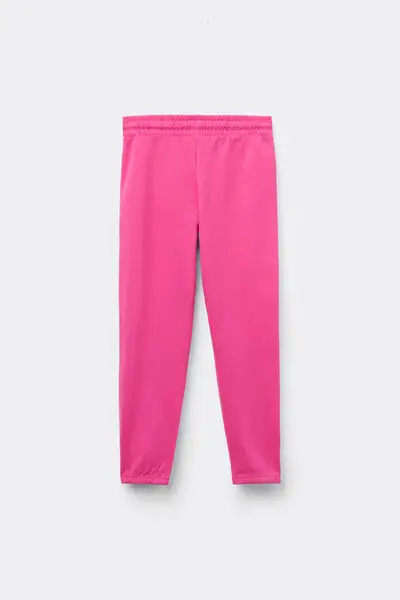 Pantalone Lungo Felpa Bimbi Unisex Unisex Rosa miniatura 3