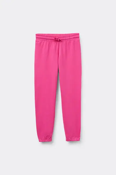 Pantalone Lungo Felpa Bimbi Unisex Unisex Rosa
