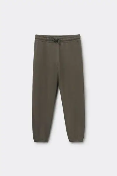 Pantalone Lungo Felpa Bimbi Unisex Unisex Verde miniatura 2