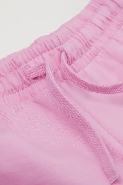 Pantalone Lungo Felpa Cargo Bimbi Unisex Unisex Rosa miniatura 2