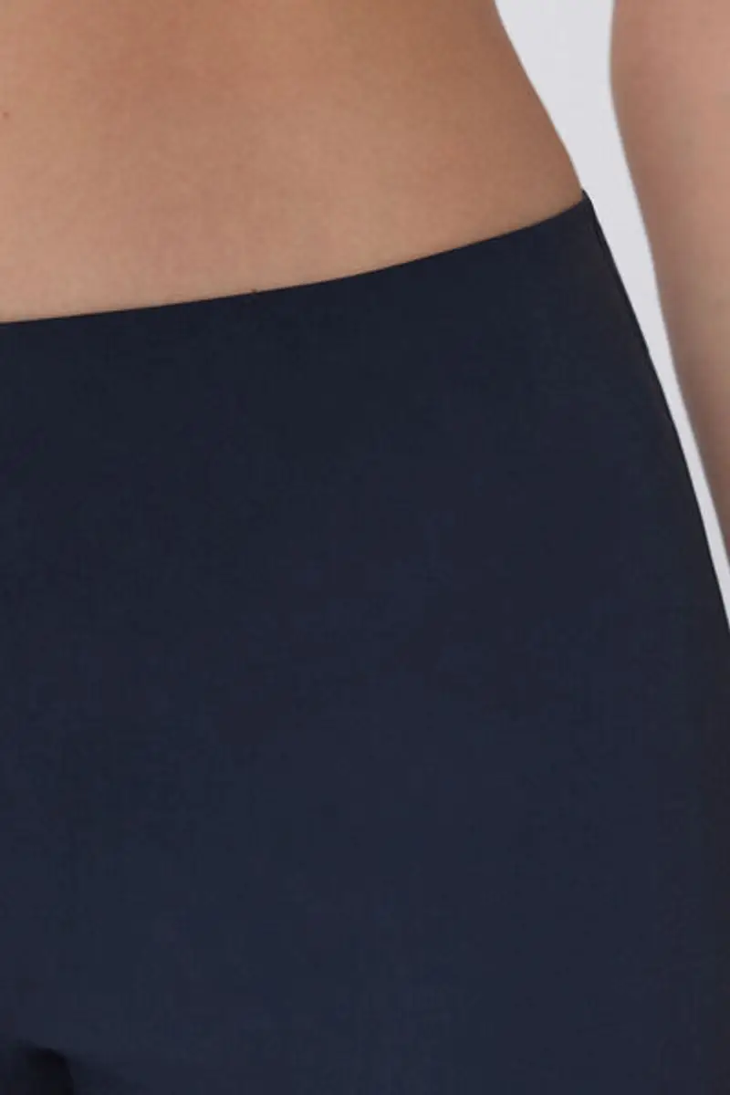 Tezenis Pantaloni Capri in Viscosa con Spacchetti Donna Blu Taglia L miniatura 3
