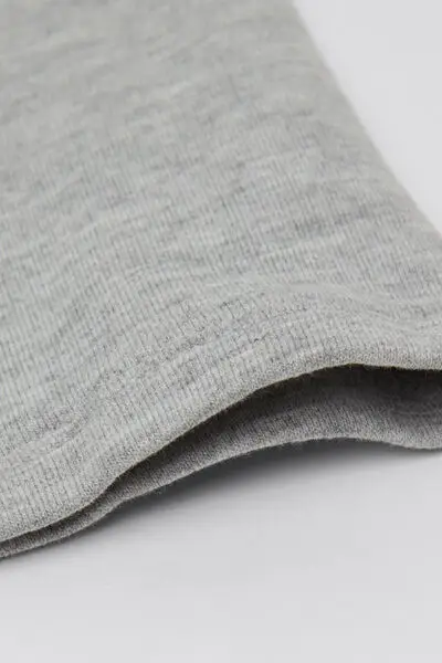 Pantaloni Lunghi Flare Bimba Cotone Termico Bambina Grigio miniatura 2