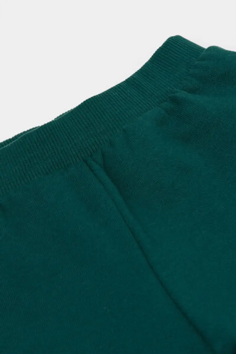 Tezenis Pantaloni Lunghi in Cotone Felpato Baby Verde Taglia 0-3 miniatura 2