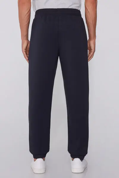 Pantaloni Lunghi in Felpa Double Uomo Blu miniatura 2