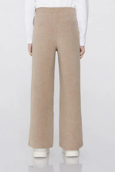 Pantaloni Lunghi Palazzo Warm Touch Bambina Marrone miniatura 2