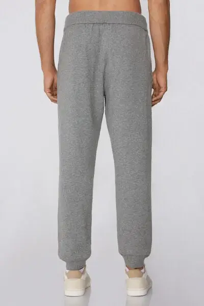 Pantaloni Lunghi Pesanti con Tasche Uomo Grigio miniatura 2