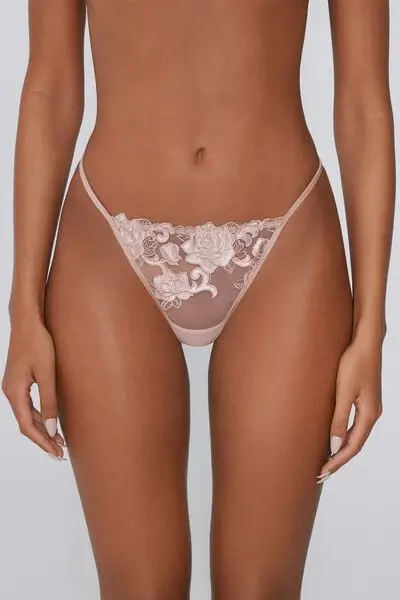 Perizoma con Fianchetto Tanga Rose Wonder Donna Rosa miniatura 2