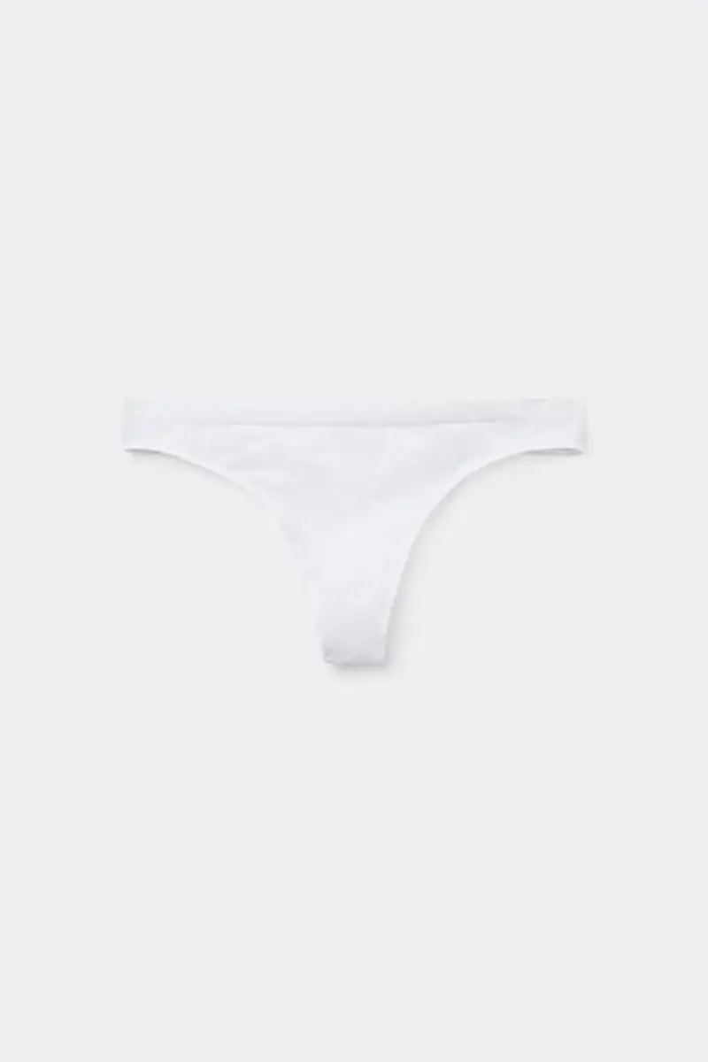 Tezenis Perizoma in cotone organico Donna Bianco Taglia S