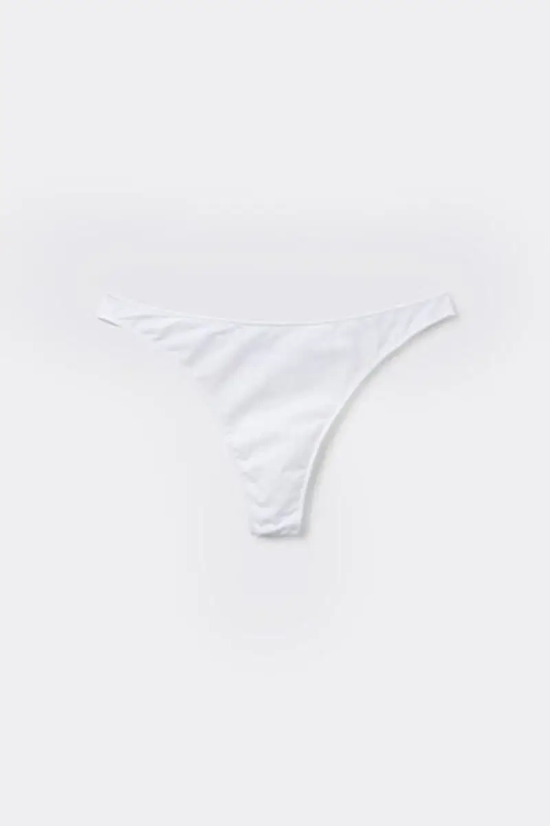 Tezenis Perizoma in Microfibra Riciclata Donna Bianco Taglia L