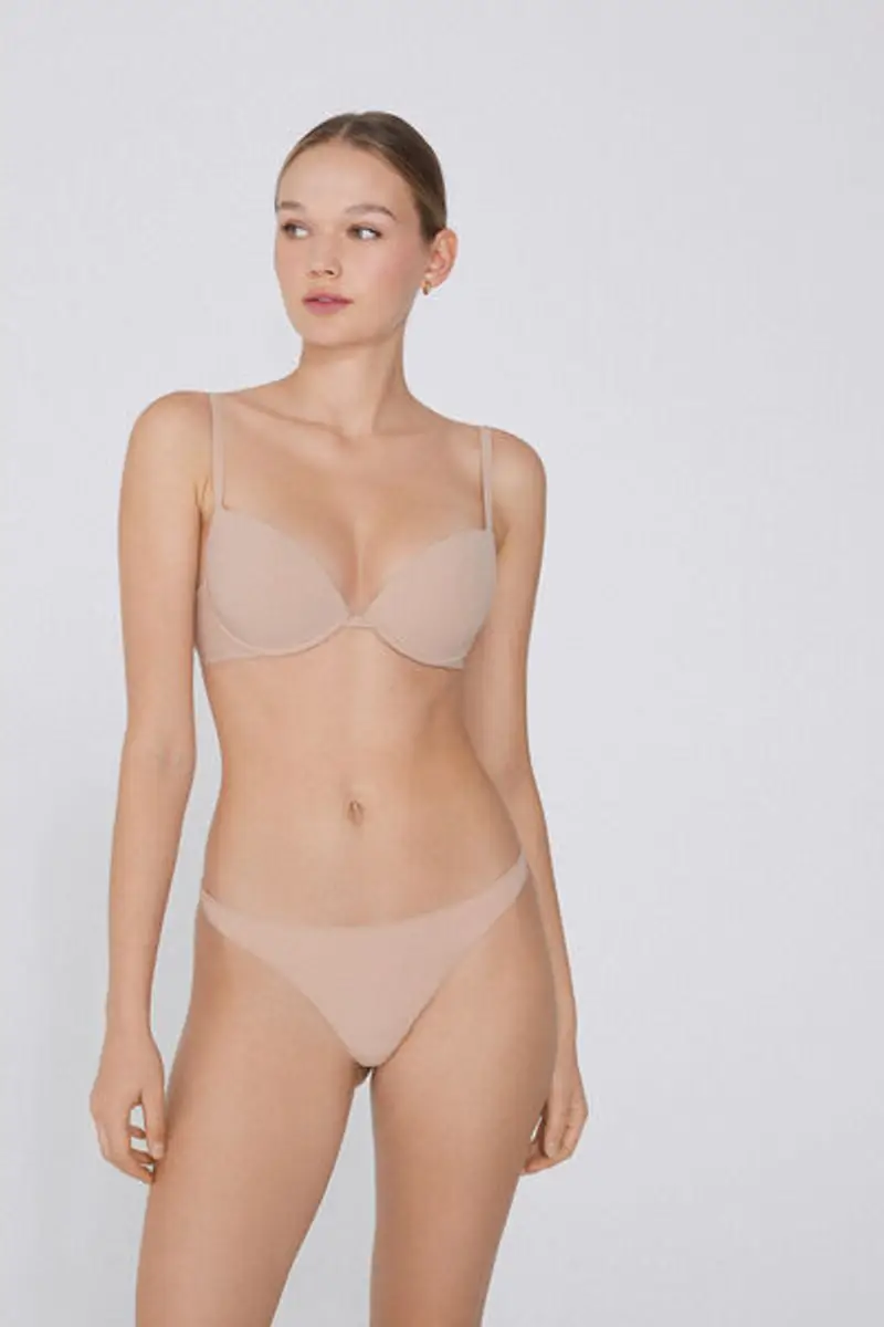 Tezenis Perizoma in Microfibra Riciclata Donna Naturale Taglia L miniatura 3