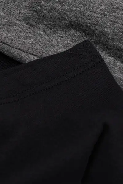 Pigiama Corto Cotone Bimbo Stampa Moto Cane Bambino Nero miniatura 3