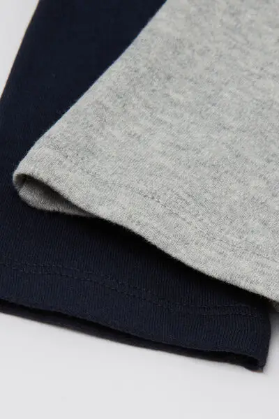 Pigiama Lungo Bimba Cotone Pesante Patch Nuvola Bambina miniatura 3