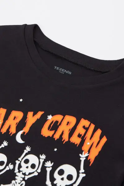 Pigiama Lungo Bimbo Cotone Pesante "Scary Crew" Bambino miniatura 2