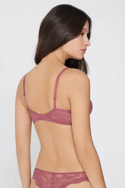 Tezenis Reggiseno Balconcino Leggermente Imbottito in Pizzo Riciclato miniatura 3