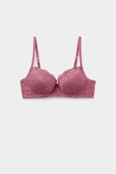 Tezenis Reggiseno Balconcino Leggermente Imbottito in Pizzo Riciclato