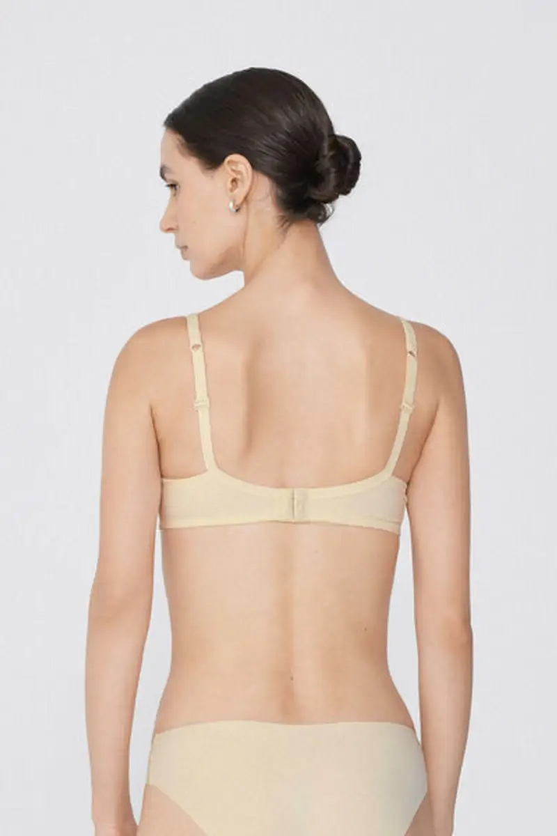 Tezenis Reggiseno Balconcino Microfibra Riciclata Full Coverage Prague Donna Avorio Taglia 3C miniatura 2