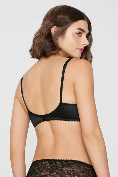 Reggiseno Balconcino Paris Dark Romance Donna Nero miniatura 3