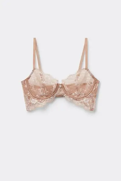 Reggiseno Balconcino Paris Delicate Essence Donna Naturale
