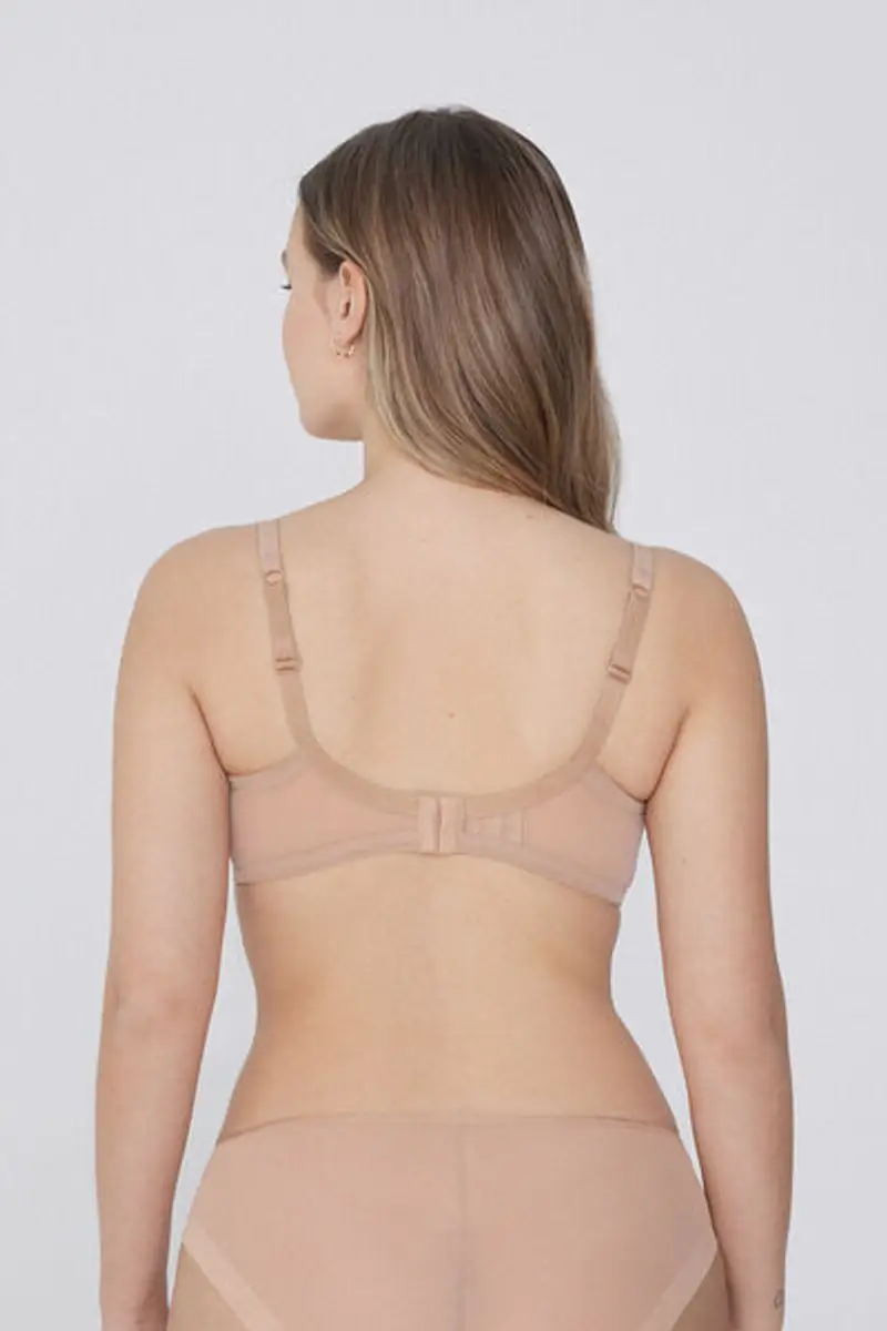 Tezenis Reggiseno Balconcino Paris Essential Tulle Donna Naturale Taglia 2B miniatura 2