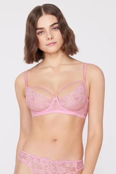Reggiseno Balconcino Paris Sugar Dream Donna Rosa miniatura 2