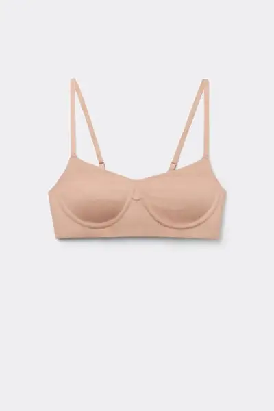 Reggiseno Balconcino Taglio Vivo Natural Lifting Donna Naturale