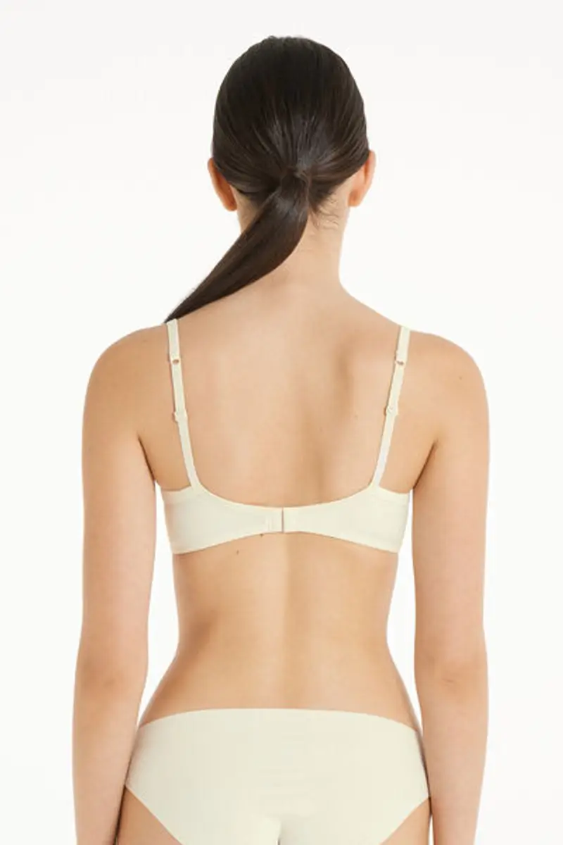 Tezenis Reggiseno Balconette in Microfibra Riciclata Wien Donna Avorio Taglia 4B miniatura 2