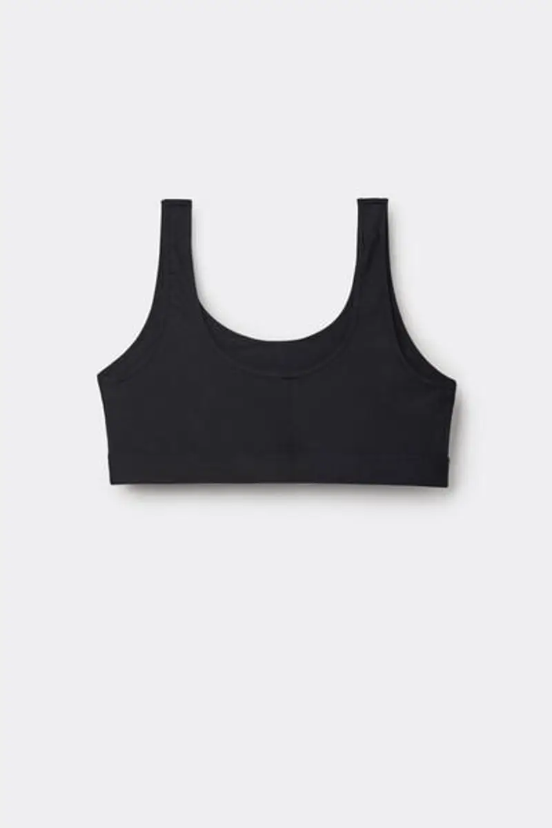 Tezenis Reggiseno Brassiere Shaping Taglio Vivo Donna Nero Taglia L