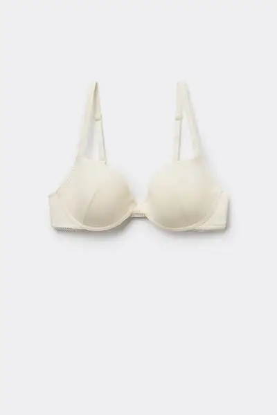 Reggiseno Push-Up Athens Cotton Cutie Donna Bianco