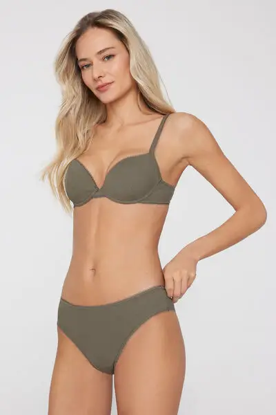 Reggiseno Push-Up Athens Cotton Cutie Donna Verde miniatura 2